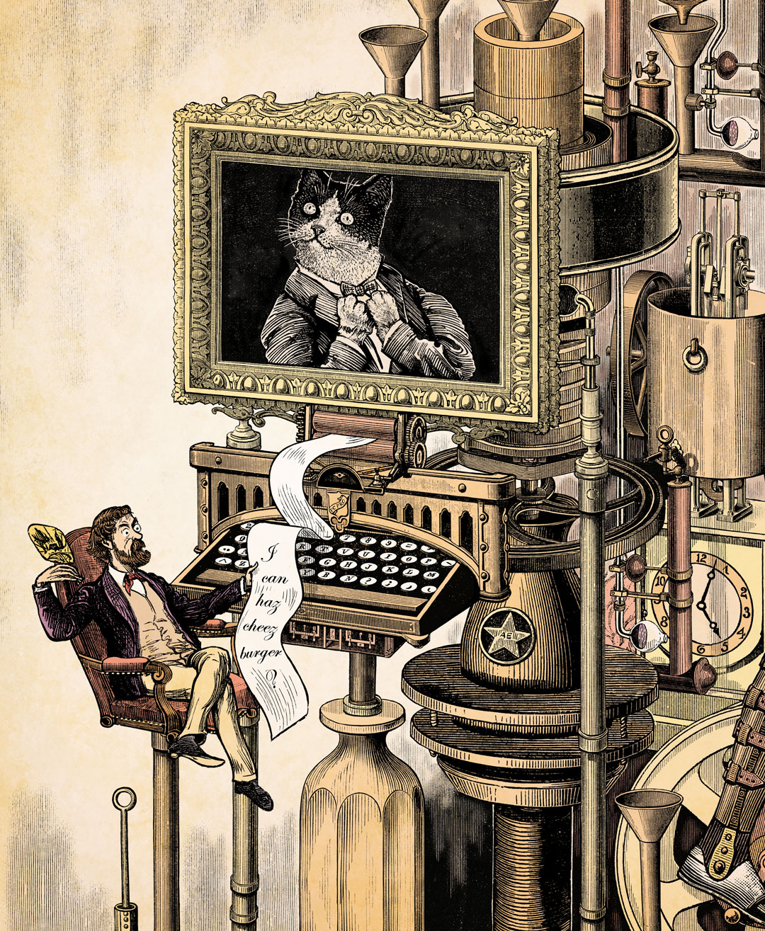 Editorial illustration for PcPro magazine by Von Beach